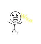 stick man hey（個別スタンプ：31）