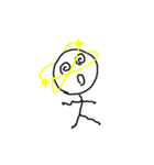 stick man hey（個別スタンプ：35）