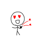 stick man hey（個別スタンプ：36）