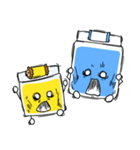 愛ちゃん幸ちゃん おふとんスタンプ（個別スタンプ：35）
