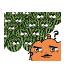 Pumpkin and Watermelon（個別スタンプ：13）