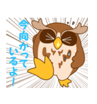 毎日の挨拶。フクロウのトっとんです！（個別スタンプ：5）