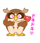 毎日の挨拶。フクロウのトっとんです！（個別スタンプ：10）