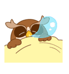 毎日の挨拶。フクロウのトっとんです！（個別スタンプ：33）