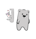 Cat-ty ＆ Bear-ry +（個別スタンプ：23）