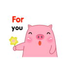 Fat Pig sticker(eng)（個別スタンプ：3）