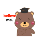 Son Brown Bear(eng)（個別スタンプ：17）