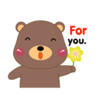 Son Brown Bear(eng)（個別スタンプ：26）