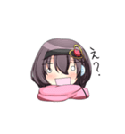 マフラーと女の子（個別スタンプ：4）