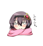 マフラーと女の子（個別スタンプ：6）