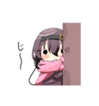 マフラーと女の子（個別スタンプ：8）