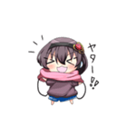 マフラーと女の子（個別スタンプ：16）