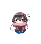 マフラーと女の子（個別スタンプ：18）