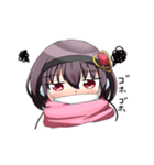 マフラーと女の子（個別スタンプ：23）