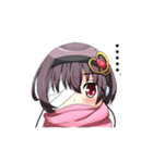 マフラーと女の子（個別スタンプ：30）