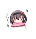 マフラーと女の子（個別スタンプ：37）