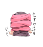 マフラーと女の子（個別スタンプ：39）