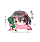 マフラーと女の子（個別スタンプ：40）