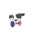 ライスヘッドの女の子（個別スタンプ：3）