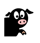 Black Pig "Boofy"（個別スタンプ：1）