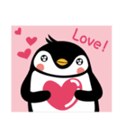 Cute penguin family（個別スタンプ：22）