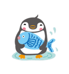 Cute penguin family（個別スタンプ：34）