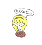 毒づく乙女（個別スタンプ：5）