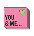 LOVE MEMO（個別スタンプ：3）
