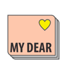 LOVE MEMO（個別スタンプ：25）