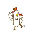 Chicken the simple life（個別スタンプ：3）