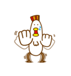 Chicken the simple life（個別スタンプ：4）