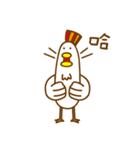 Chicken the simple life（個別スタンプ：18）