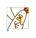 Chicken the simple life（個別スタンプ：24）