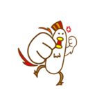 Chicken the simple life（個別スタンプ：33）