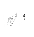 無表情おとこ（個別スタンプ：9）