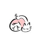 ゆるゆる頑張るOLさんとねこ（個別スタンプ：5）