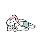 ゆるゆる頑張るOLさんとねこ（個別スタンプ：9）