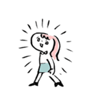 ゆるゆる頑張るOLさんとねこ（個別スタンプ：12）