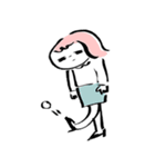 ゆるゆる頑張るOLさんとねこ（個別スタンプ：16）