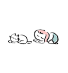 ゆるゆる頑張るOLさんとねこ（個別スタンプ：34）