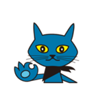 Rock Blue Cat - only expression, no text（個別スタンプ：12）