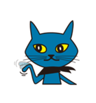 Rock Blue Cat - only expression, no text（個別スタンプ：13）