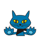 Rock Blue Cat - only expression, no text（個別スタンプ：19）