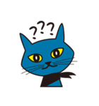 Rock Blue Cat - only expression, no text（個別スタンプ：20）