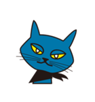 Rock Blue Cat - only expression, no text（個別スタンプ：26）