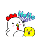 ベスコッコ＆ひよこっこ English（個別スタンプ：10）