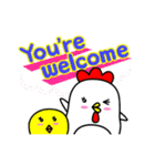ベスコッコ＆ひよこっこ English（個別スタンプ：12）