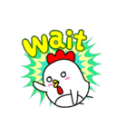 ベスコッコ＆ひよこっこ English（個別スタンプ：16）