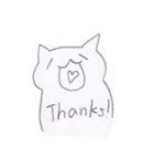 へんなねこの生活（個別スタンプ：17）