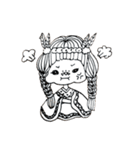 She is Girl（個別スタンプ：4）